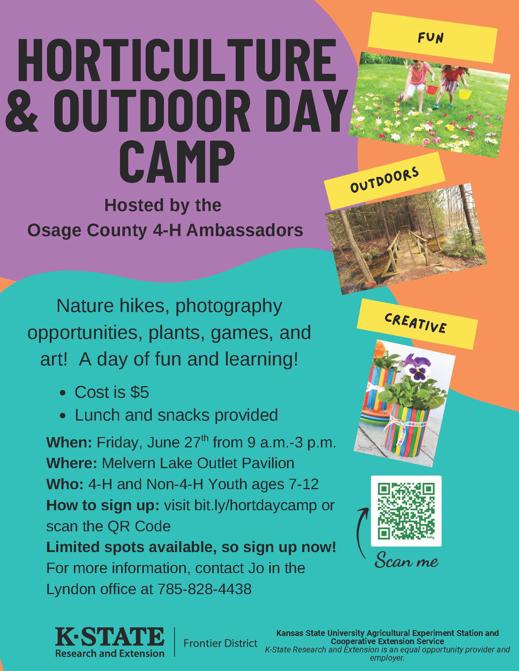 Horticulture and Outdoor Day Camp