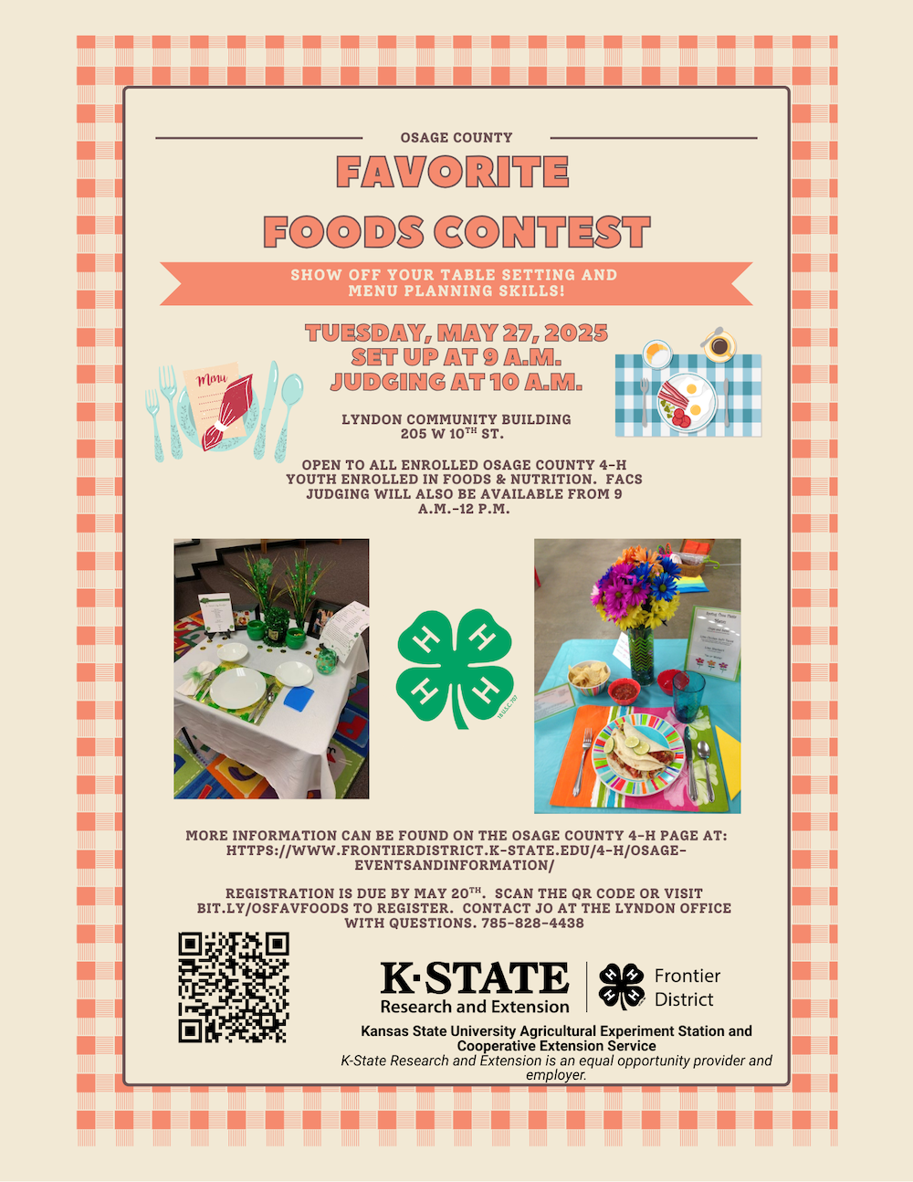 2025 Osage County Favorite Foods Contest
